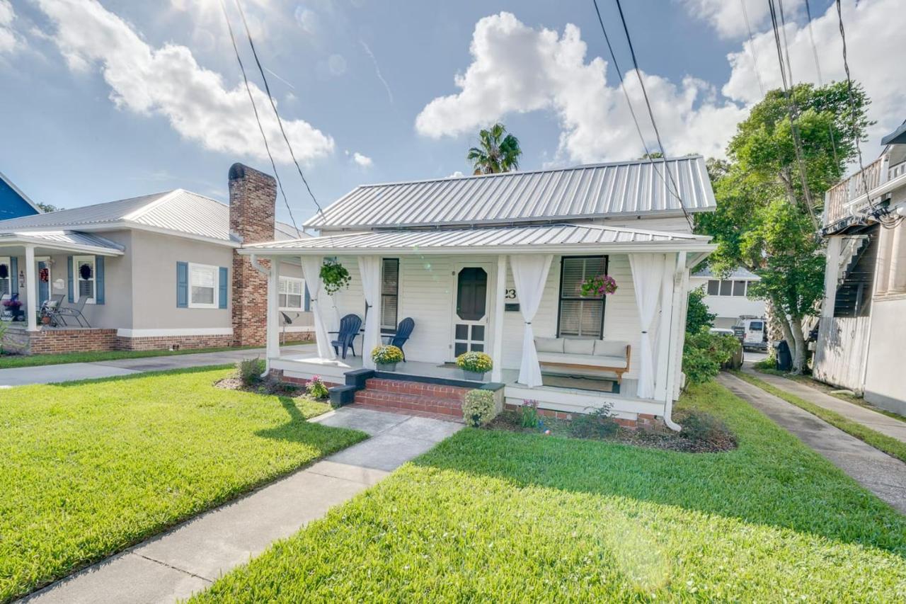 Updated Early 1900S 2Br Cottage Walking Distance To Downtown With Onsite Parking St. Augustine Esterno foto